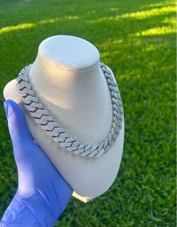 20MM Iced Cuban Link (Silver)- Heavy Shine, Serious Style