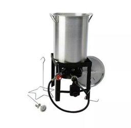 Turkey fryer large pot with burner