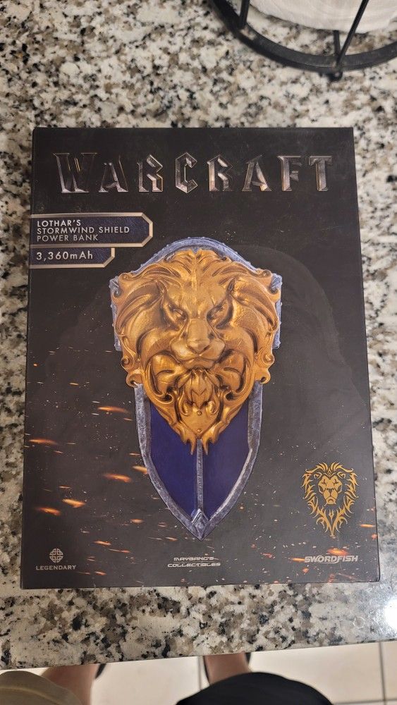 Lothar’s Stormwind Shield Power Bank 3360mAh Warcraft Gamer Edition Limited
