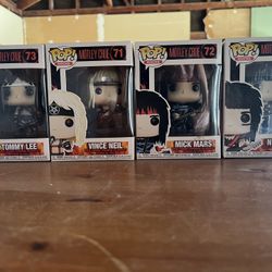 Motley Crue Funko Pop Set