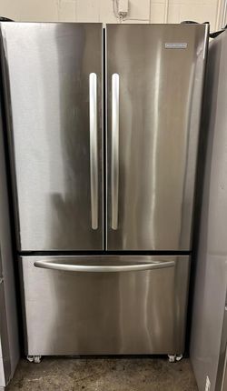 KitchenAid 3-Door Stainless Refrigerator Fridge

