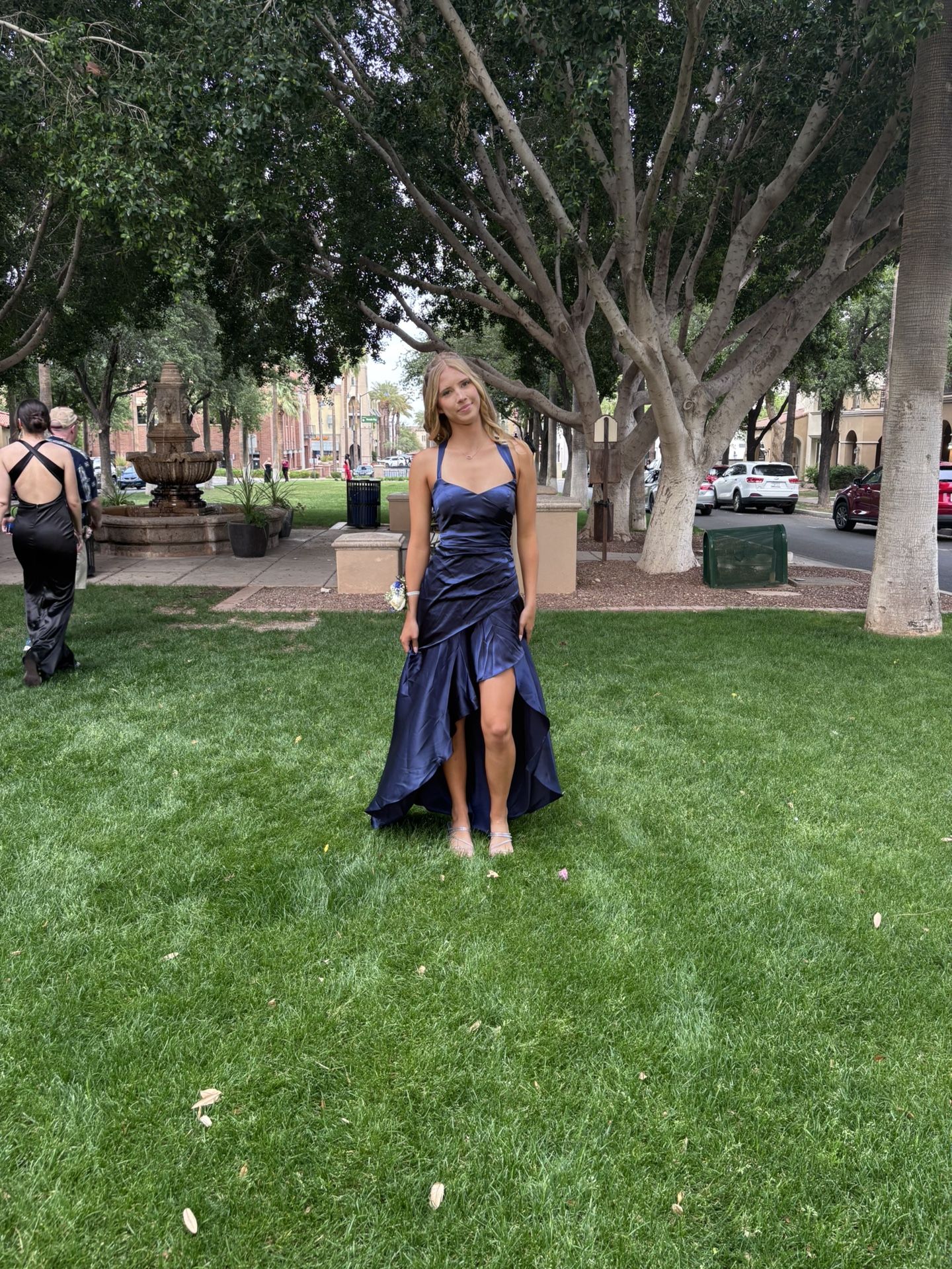 Navy Blue Prom Dress