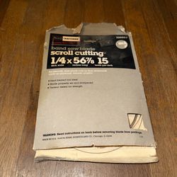 CRAFTSMAN 56 7/8" X 1/4" X 15 TPI BAND SAW BLADE 926651 LIGHT SURFACE RUST