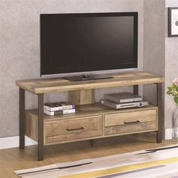 Brand New - In Box - 48" Wide Weathered Pine Coaster TV Stand Console