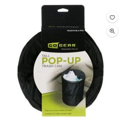 Lot Of 4 GO-GEAR TALL POP-UP TRASH CAN TRASH13-BLA-PDQ