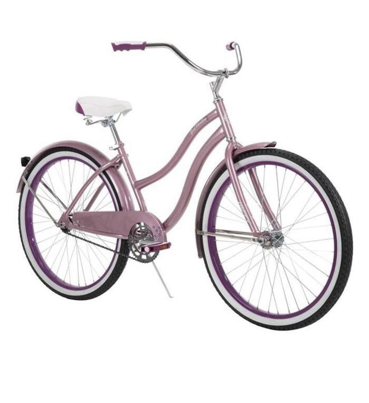 Huffy 26630 26 in. Good Vibrations Women Cruiser Bike, Pink - One Size