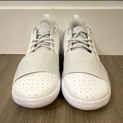 Jordan Low-Top Flight Court Sneakers White/Grey Mens 9