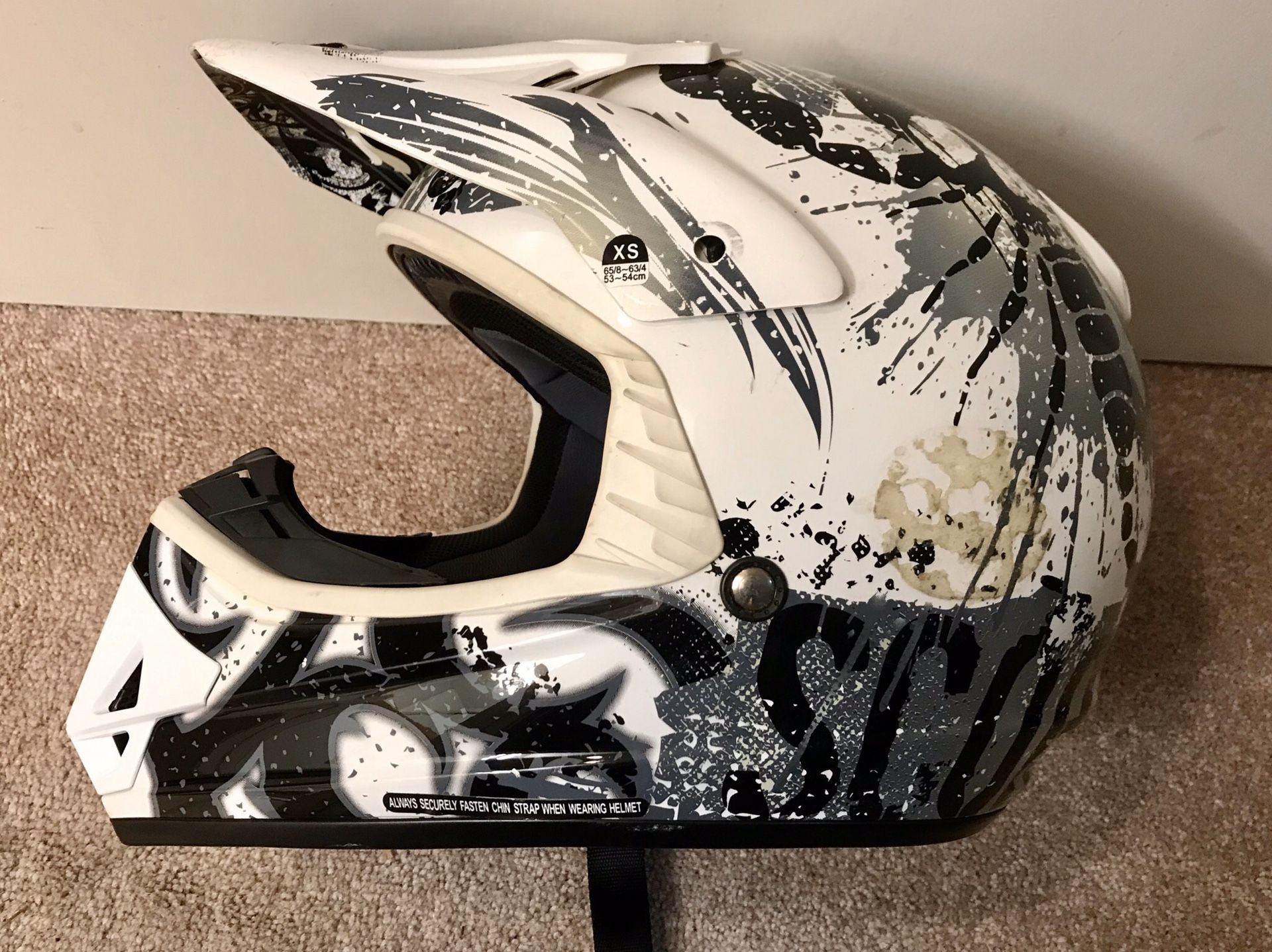 Snowmobile / motor bike helmet and cover