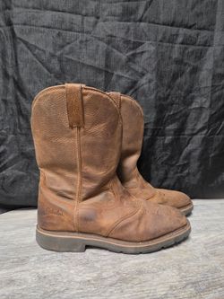 Cabela's Brown Leather Western Work Boots