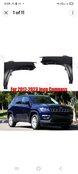 Left & Right Front Fenders - 2017-2023 Jeep Compass #3014