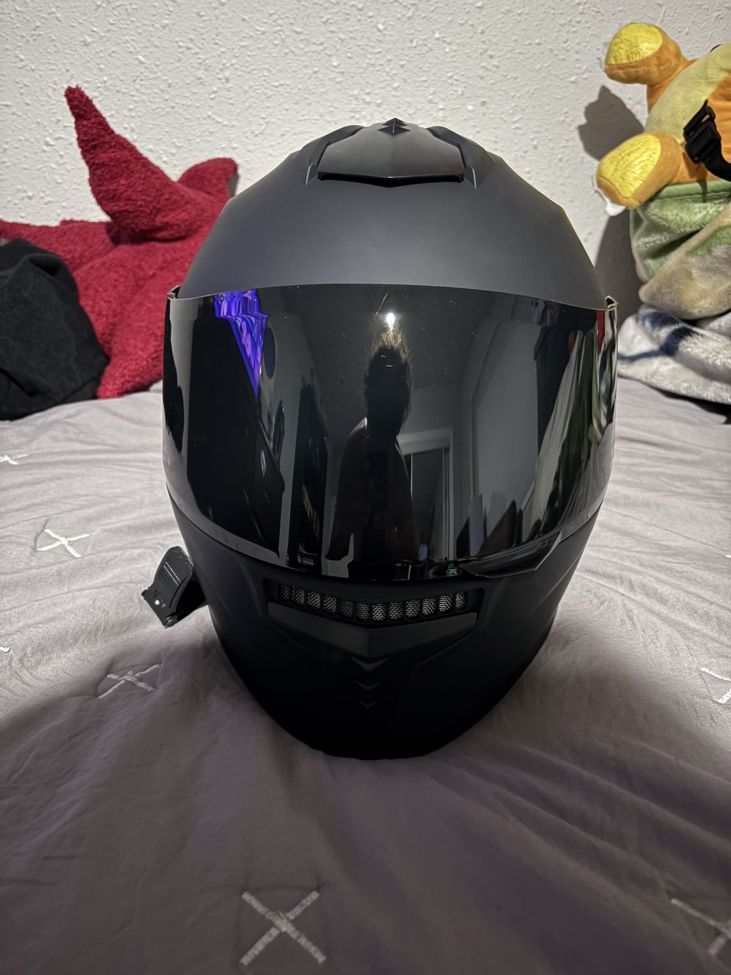 brand new biker helmet