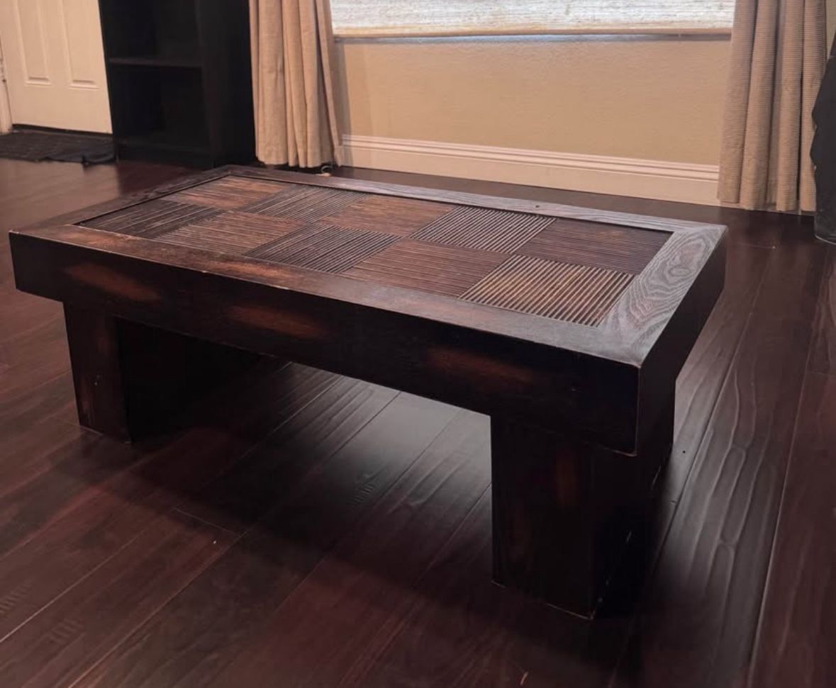 Matching Entertainment Center And Coffee Table