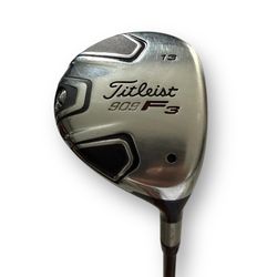 Titleist 909F3 13* RH Graphite Shaft Stiff Flex Voodoo FW-S Golf