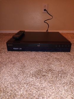 For sale SONY  regular Blue Ray player. Please see pictures for more details.
