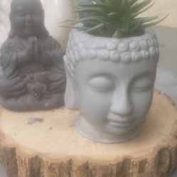 3 Buddah Heads  N Base , Other Decor, Buddha Canvass