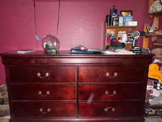 Dresser,nightstand, mirror