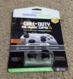 KontrolFreek Call of Duty Black Ops 6 Performance Thumbsticks PS5/PS4/Xbox – High-Rise + Mid-Rise w/ Weapon Charm