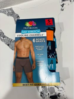 Fruit of the loom boxer briefs size small new