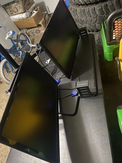 2 Monitor With Flexispot Stand