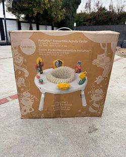 PortaPlay Baby Activity Center: Development Focused Toys. Foldable, Portable.