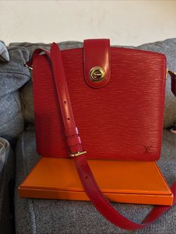Louis Vuitton Red Epi Leather Crossbody Bag