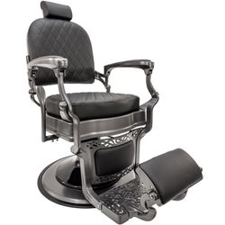 Diamond Stitched Barber Chair
