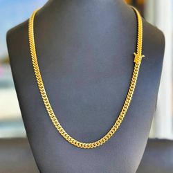Jewelry Brand New 10k solid yellow gold Miami Cuban link style 24” Chain Necklace 57.8 grams 6mm