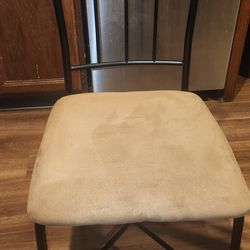Metal Frame Table Chair ×4