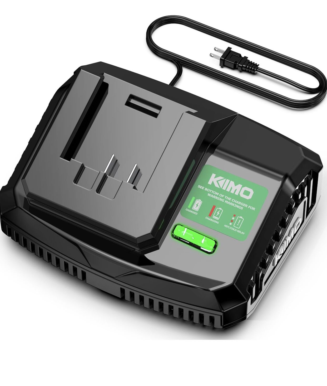 KIMO Upgraded 20V 4.0Ah Lithium-Ion Battery Adapter w/Cooling System for KIMO 4.0Ah Battery, Adaptable for Cordless Leaf Blower & Cordless Reciprocati