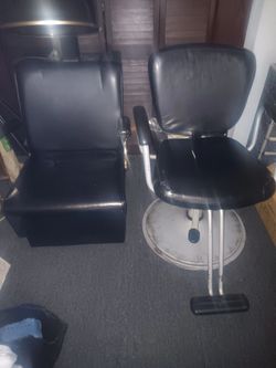 Dryer Chair and Stylist Chair Combo