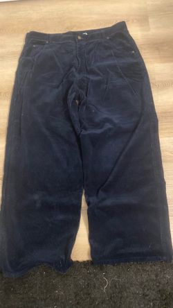 Vintage Solo by Semore Active Wears Navy Corduroy Baggy Pants