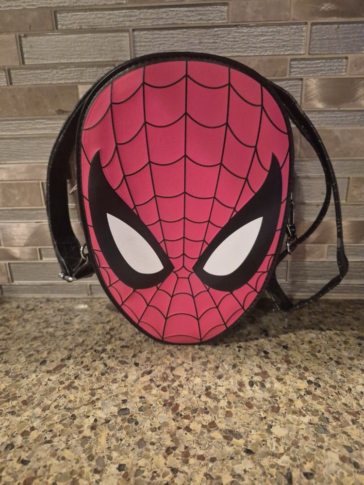 Spider-Man vs. Venom Glow-in-the-Dark Crossbody Purse Loungefly