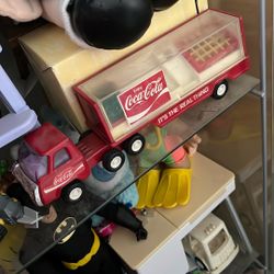 Coca Cola Vintage Toy Trailer
