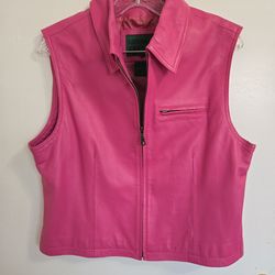 Womens Serrano Genuine leather vest.