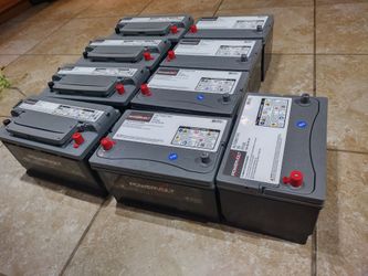 PowerVolt Premium Standard Flooded Battery Group Size 65, 700 CCA, $140 cash.