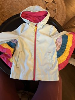 Cat And jack Raincoat rainbow 3T