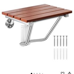 Geetery Folding Shower Bench Chair Wall Mounted