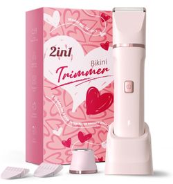 Bikini Trimmer for Women - Painless Electric Razors for Silk Skin,Cordless Body Shaver for Trip,Replaceable Lady Facial Razor, IPX7 Waterproof&Easy Cl