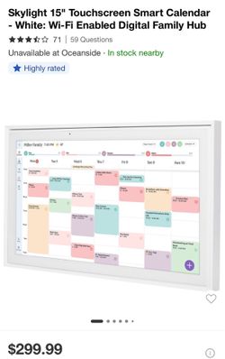 skylight calendar 15”