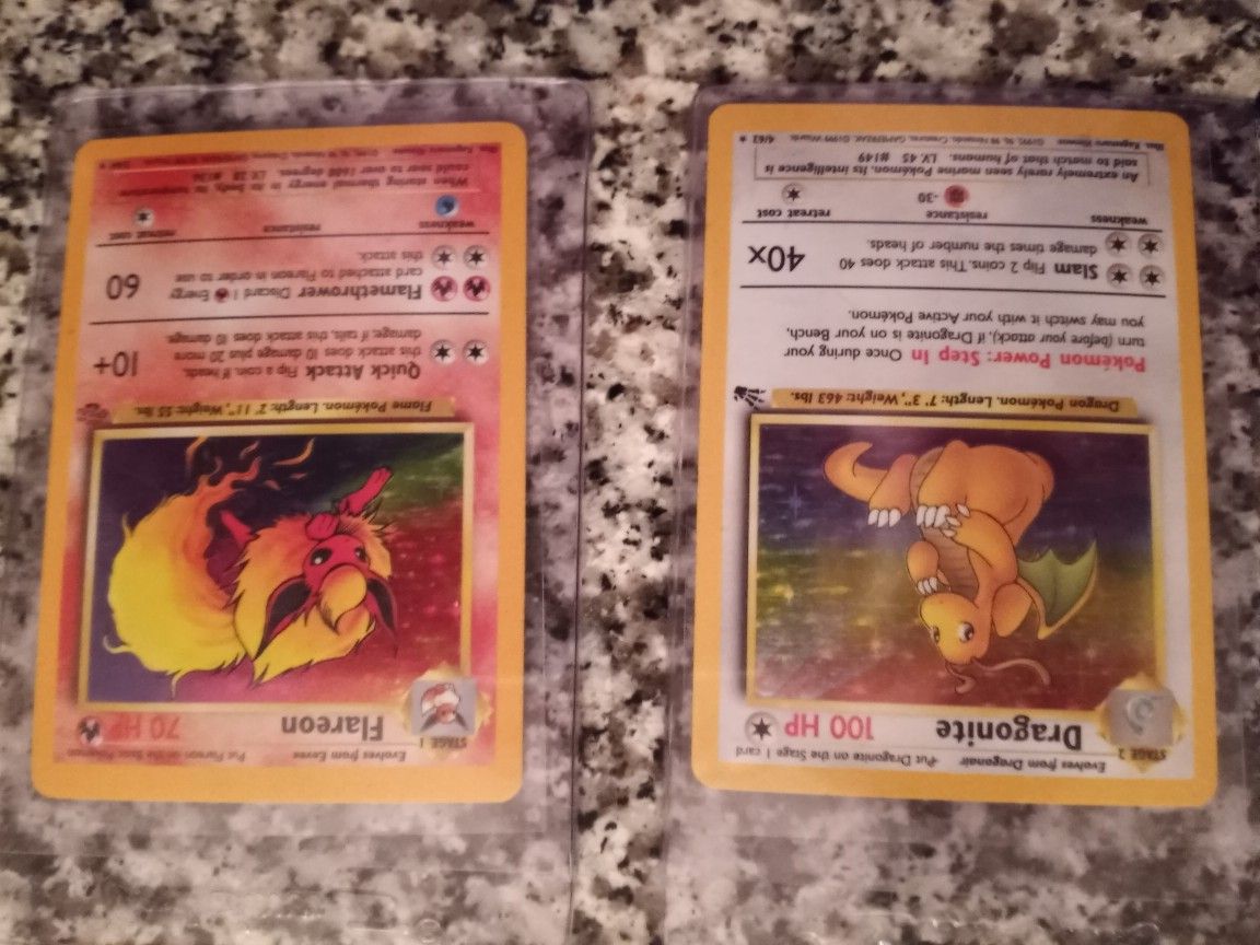 FOR SALE/TRADE HOLOGRAPHIC Original and Vintage Pokemon Cards.