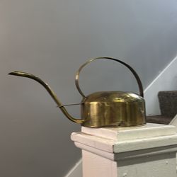 Mid Century Brass Watering Can 