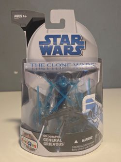 Hasbro 2008 Star Wars The Clone Wars Holographic General Grievous Figure Exclusive
