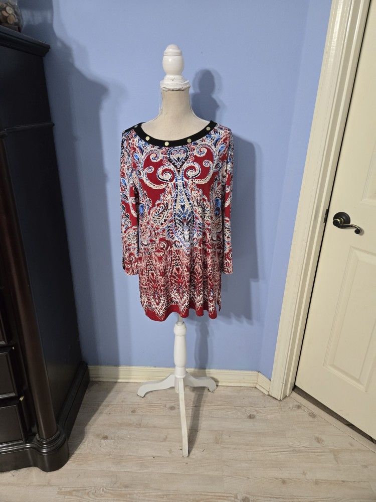Rafaella Large Womens Blouse