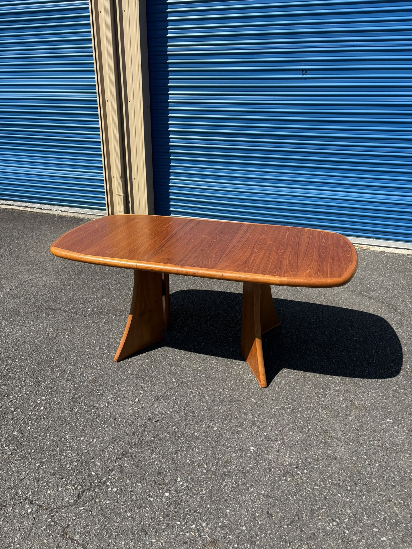 Mid Century Modern Teak Dining Table By Nordic Furniture