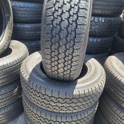 245/65/17/ brigestone Semi New $ 300 Four Tires Semi New