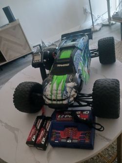 Traxxas RC Monster Truck with Batteries and Charger