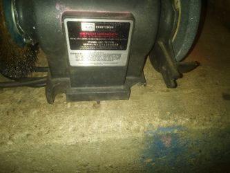 Craftsman bench grinder for sale for 20