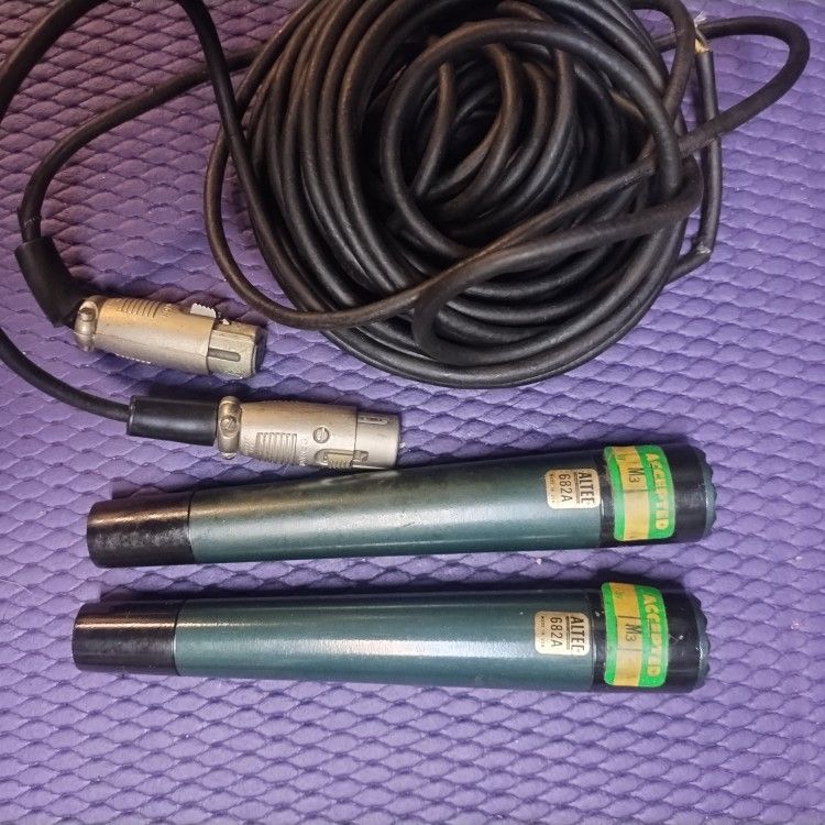 Vintage Altec Lansing Microphones