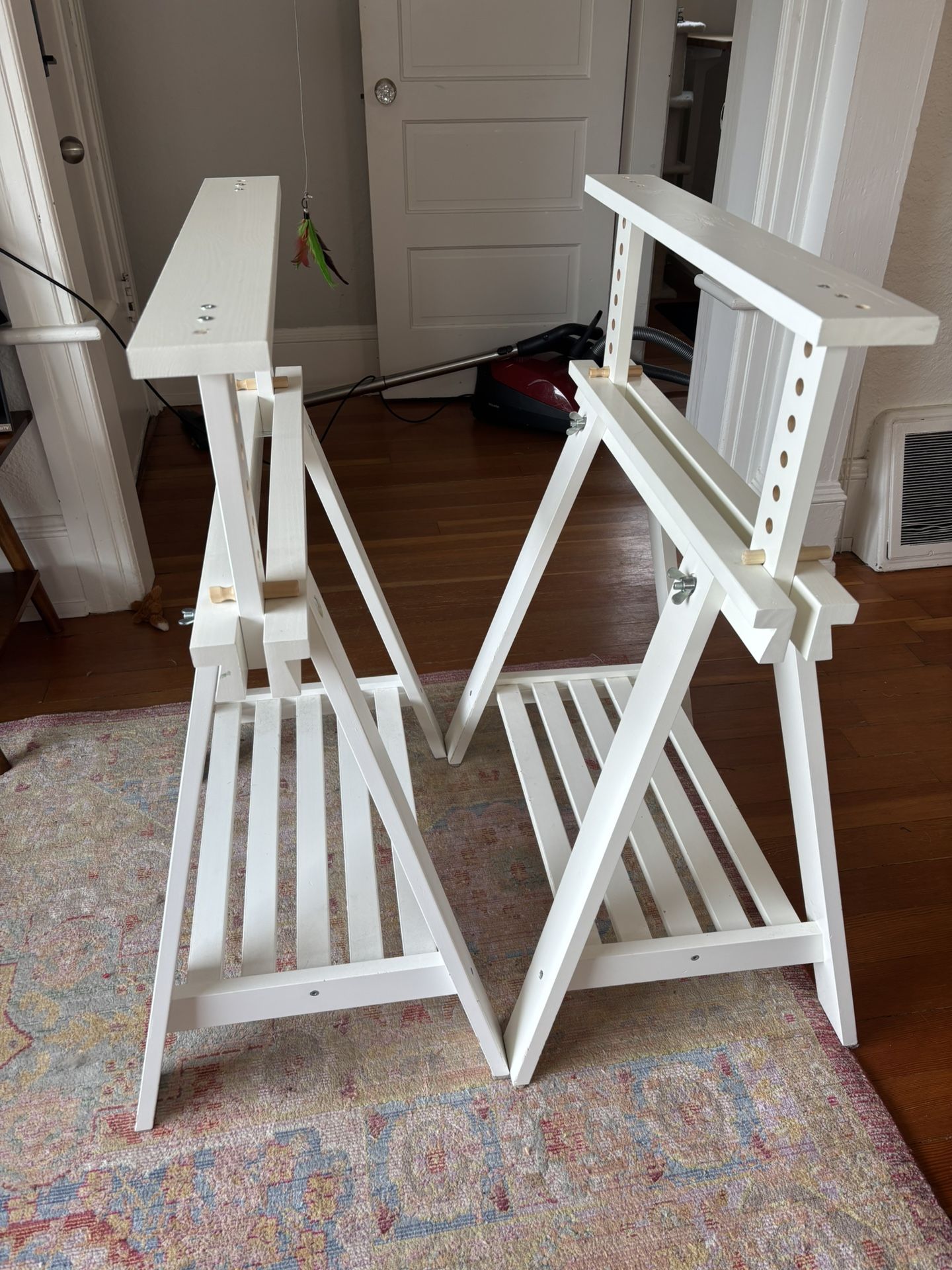 IKEA White Mittback Trestles - 2