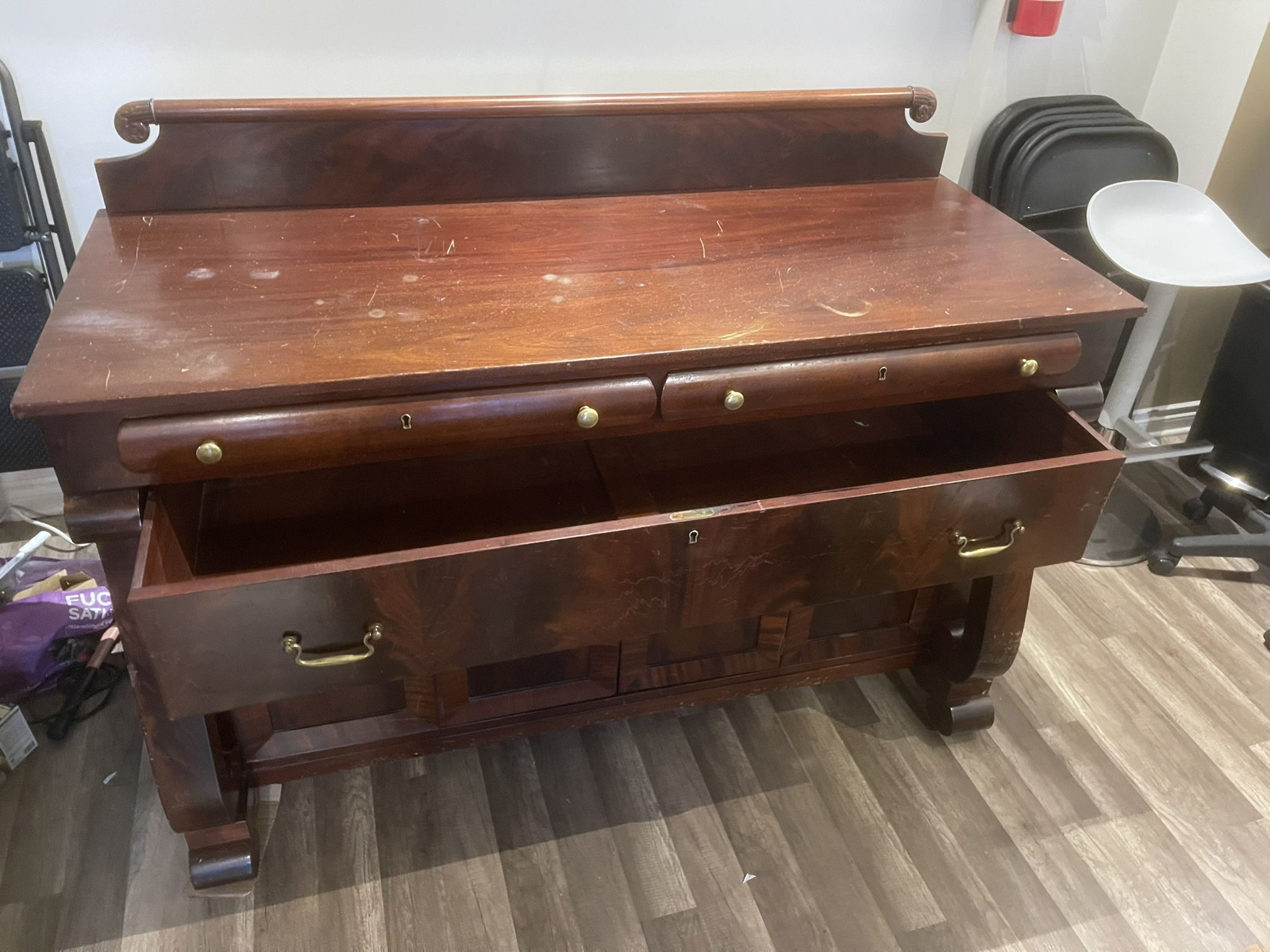 Antique Buffet Table